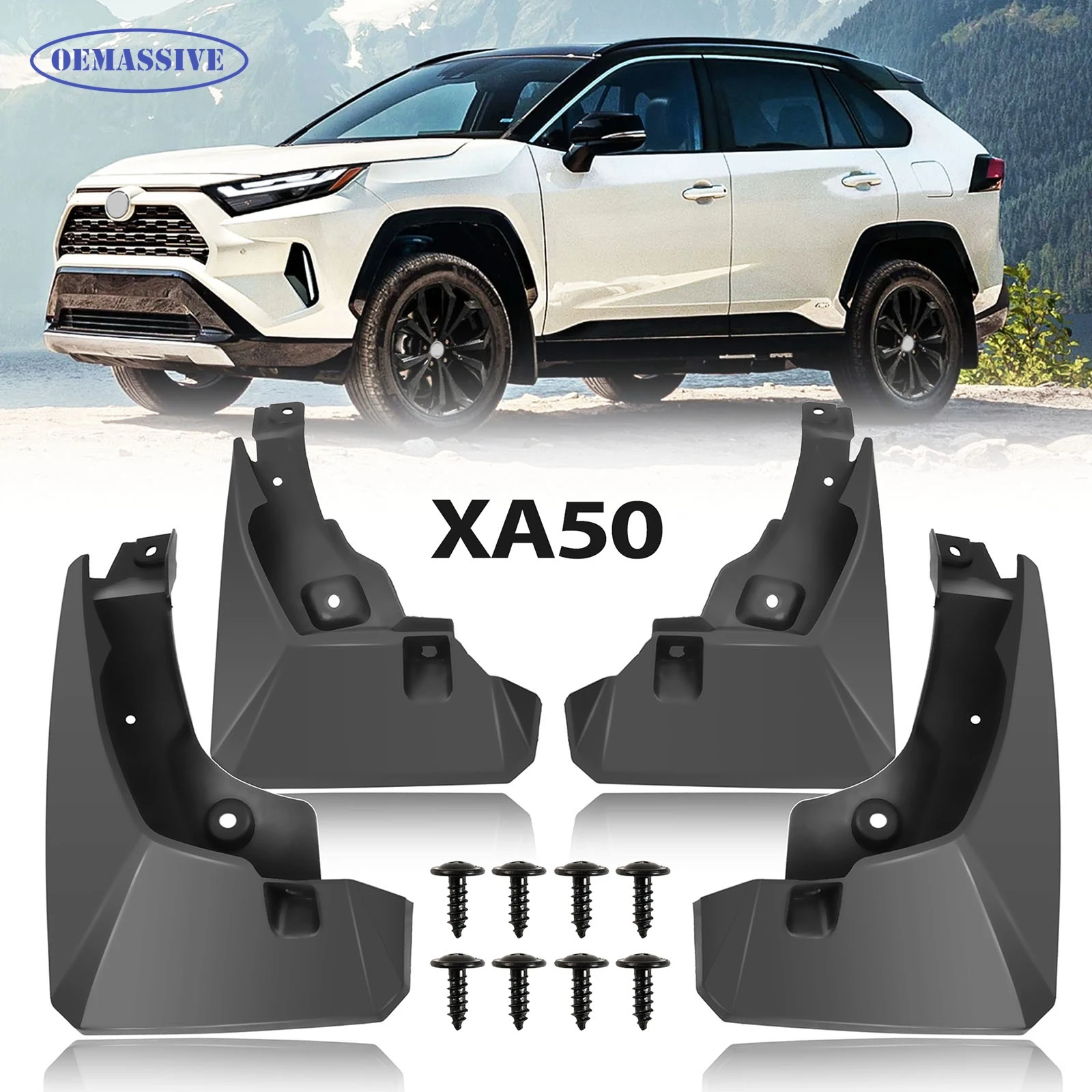 

4 шт. для Toyota RAV4 XA50 2019-2025 автомобильные брызговики брызговики передние и задние аксессуары 2020 2021 2022 2023 2024