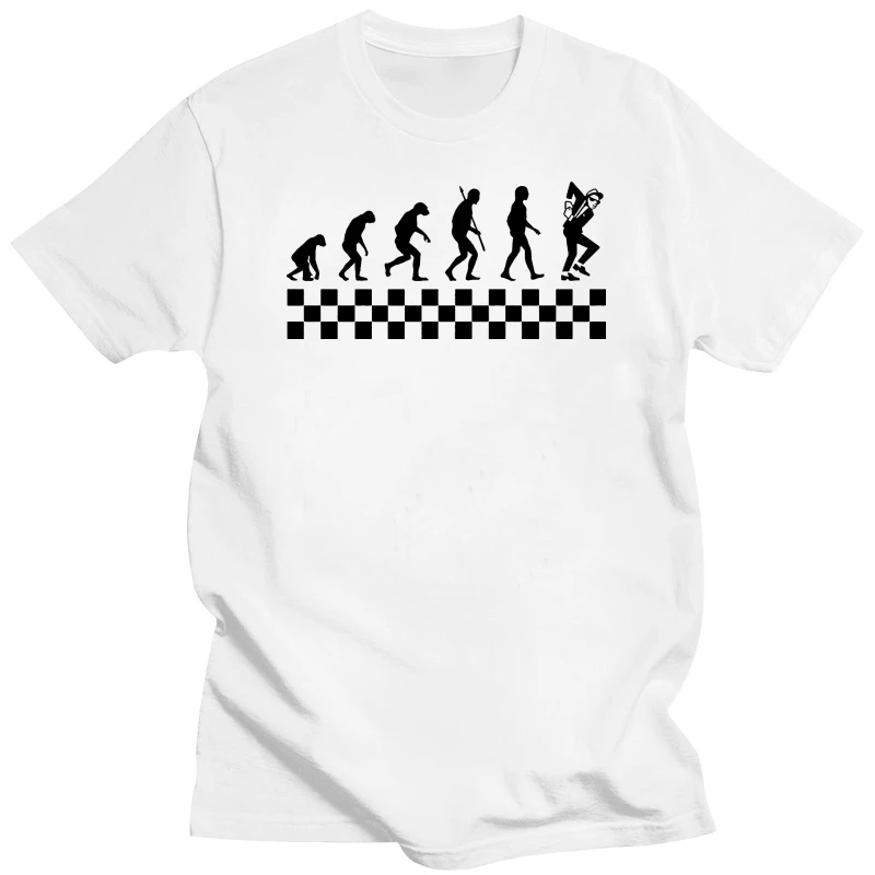 2019 New Fashion Tee Shirt Ska Evolution Mens T Shirt Madness The Specials 2 Tone Jamaica Jazz Calypso Summer T-shirt