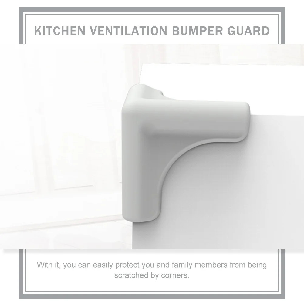 4 قطع من واقيات الزوايا المضادة للخدش، سطح أملس، سهلة التنظيف، واقي الأجهزة المنزلية لحواف مكتب الطاولة، واقيات الزوايا