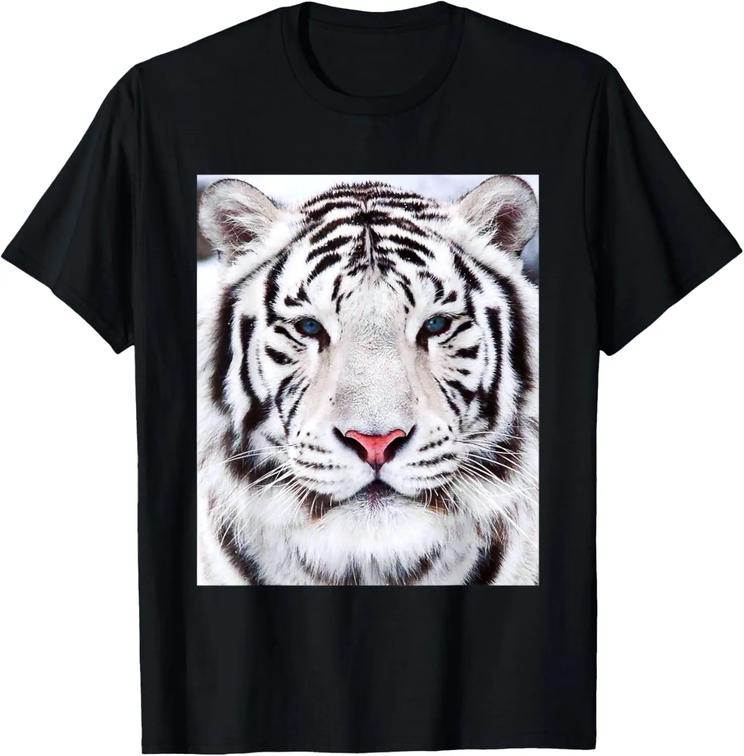 

Cool Wild White Tiger T shirt, Leopard Tiger Graphic Design T-Shirt