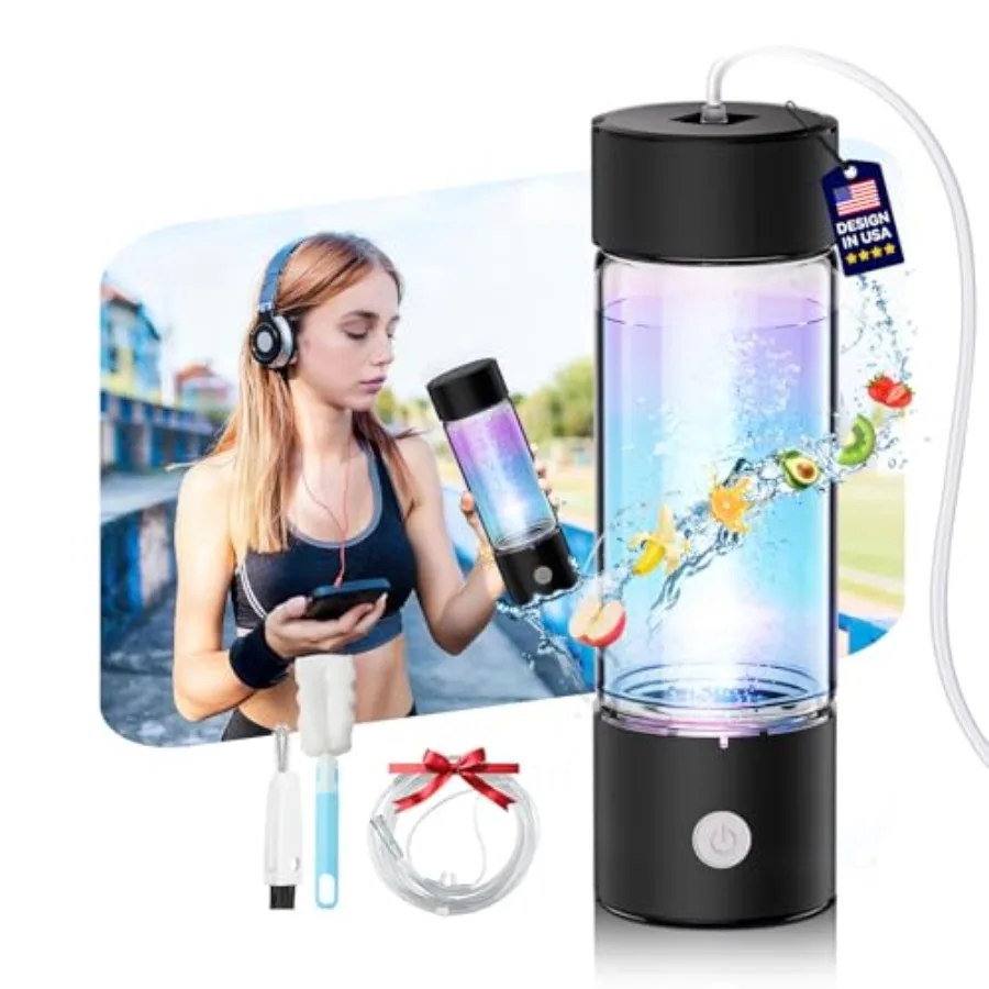

4.0 Upgrade Hydrogen Water Bottle and Hydrogen Absorption SGS Certification - 5000PPB Hydrogen Water Bottle NO.1-100% Odorless