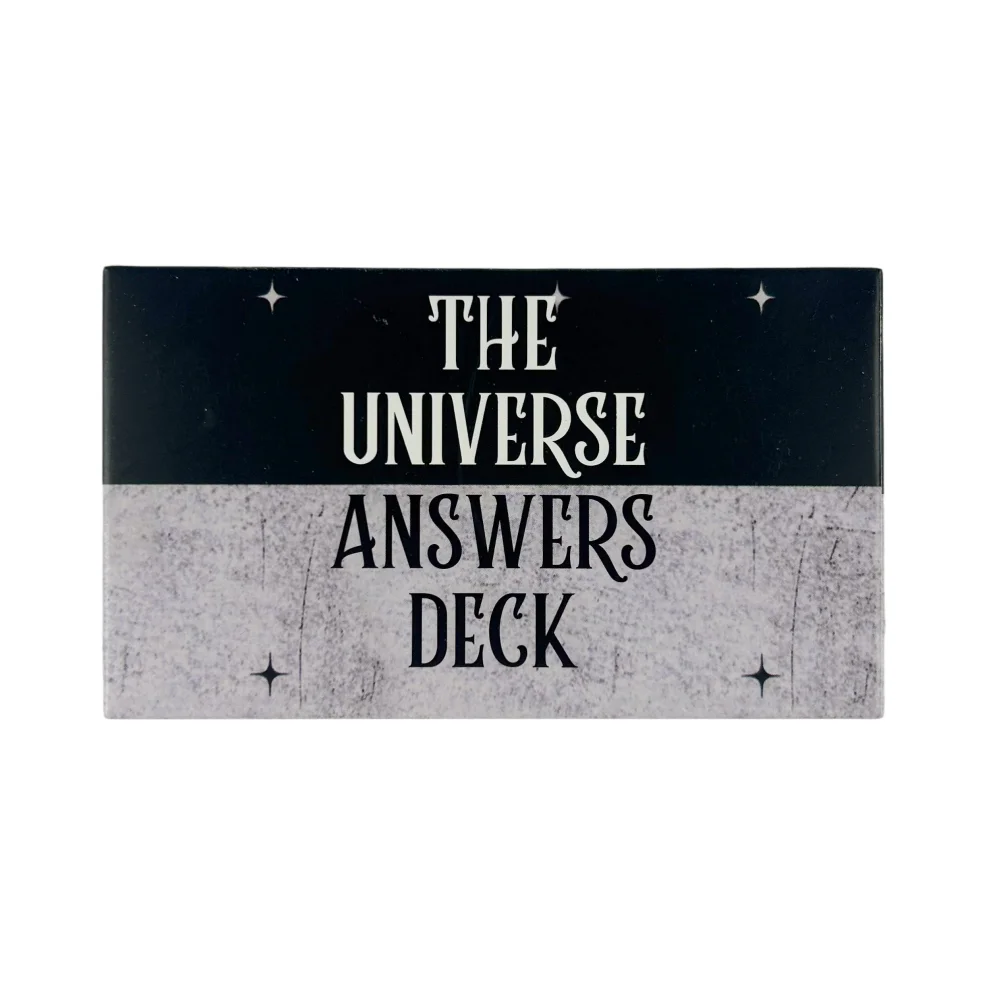 The Universe Answers Jeu de cartes de tarot avec mots-clés, cartes Oracle, divination du destin, divertissement, rassemblements familiaux, jeu