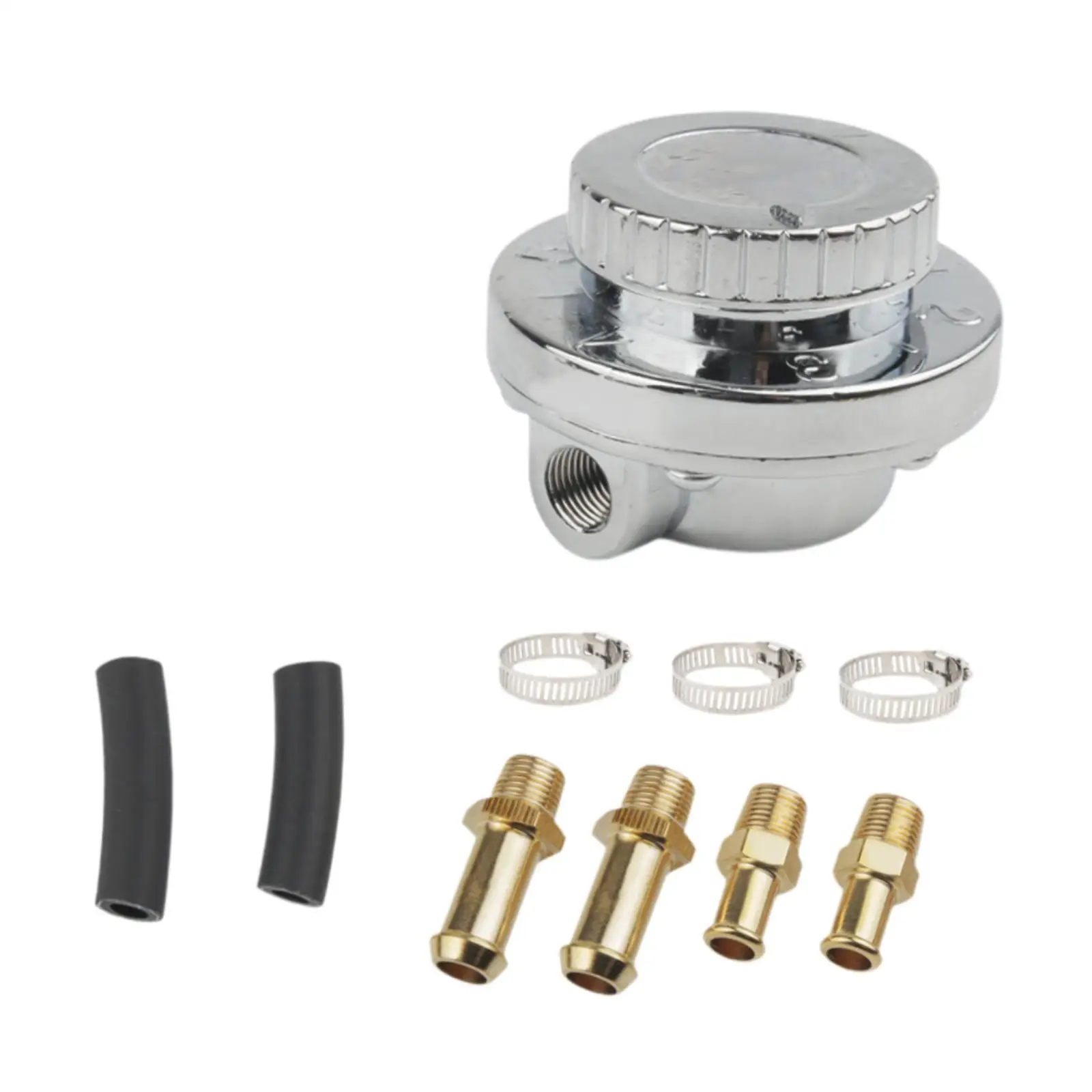 

Универсальный комплект регулятора давления топлива, автомобильные детали, заменяет Fpr, простая установка с адаптерами 8 мм 10 мм, ремонт карбюратора двигателя