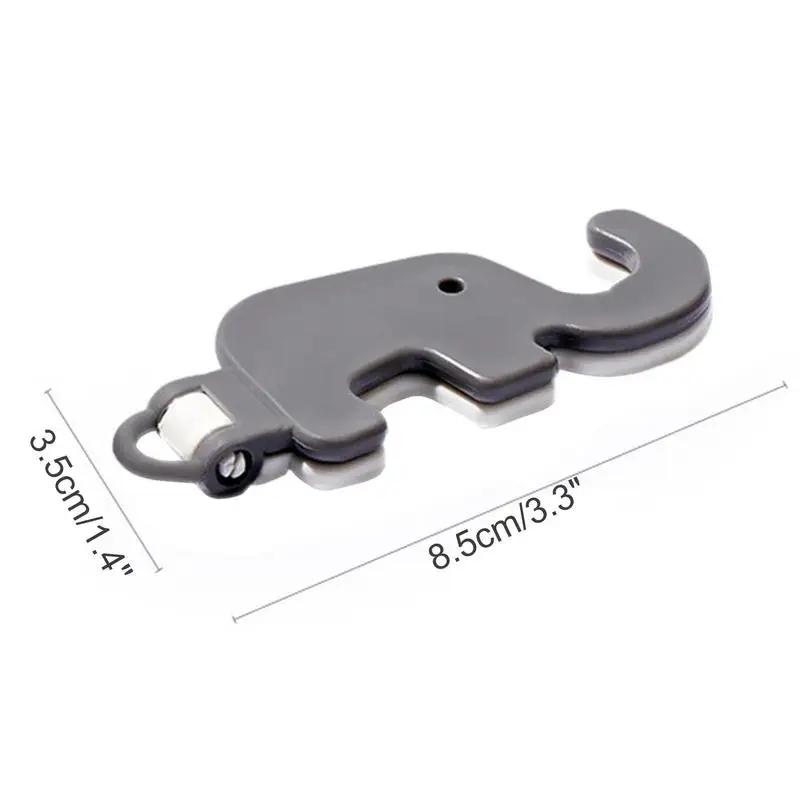 Mini Elephant Cute Cartoon Animal Lazy Desktop Mobile Phone Stand Base Foldable Storage Key Chain Design Easy To Carry