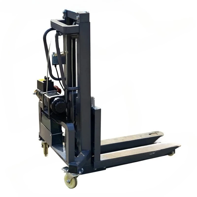 Compact Pallet Forklift LED Light Equipment Fast Loading Stage Equipment Portable Stacker