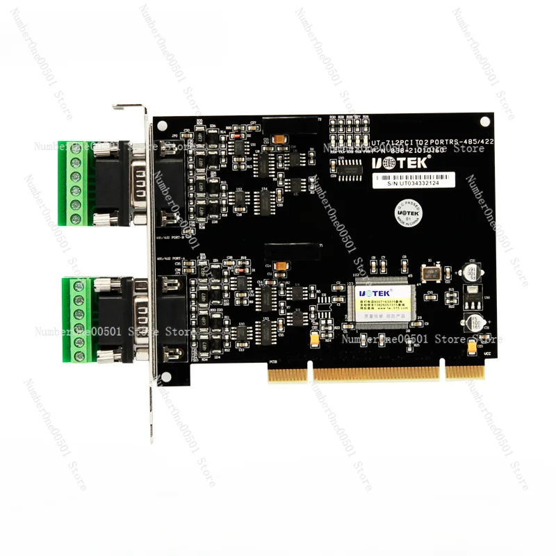 PCI To 2-port RS485 / 422 Multi-serial Card Computer Serial Port Expansion Card Photoelectric Isolation UT-712