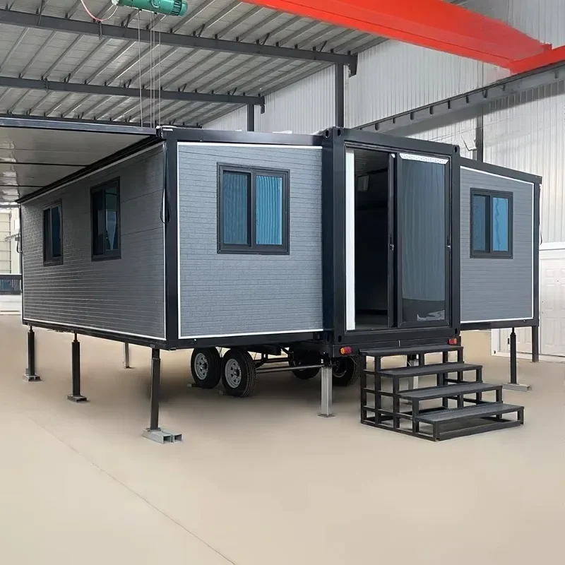 2025 Movable Camping Luxury Modern Living Mobile Modular Prefabricated Container Prefab House Portable Casas Travel Trailer