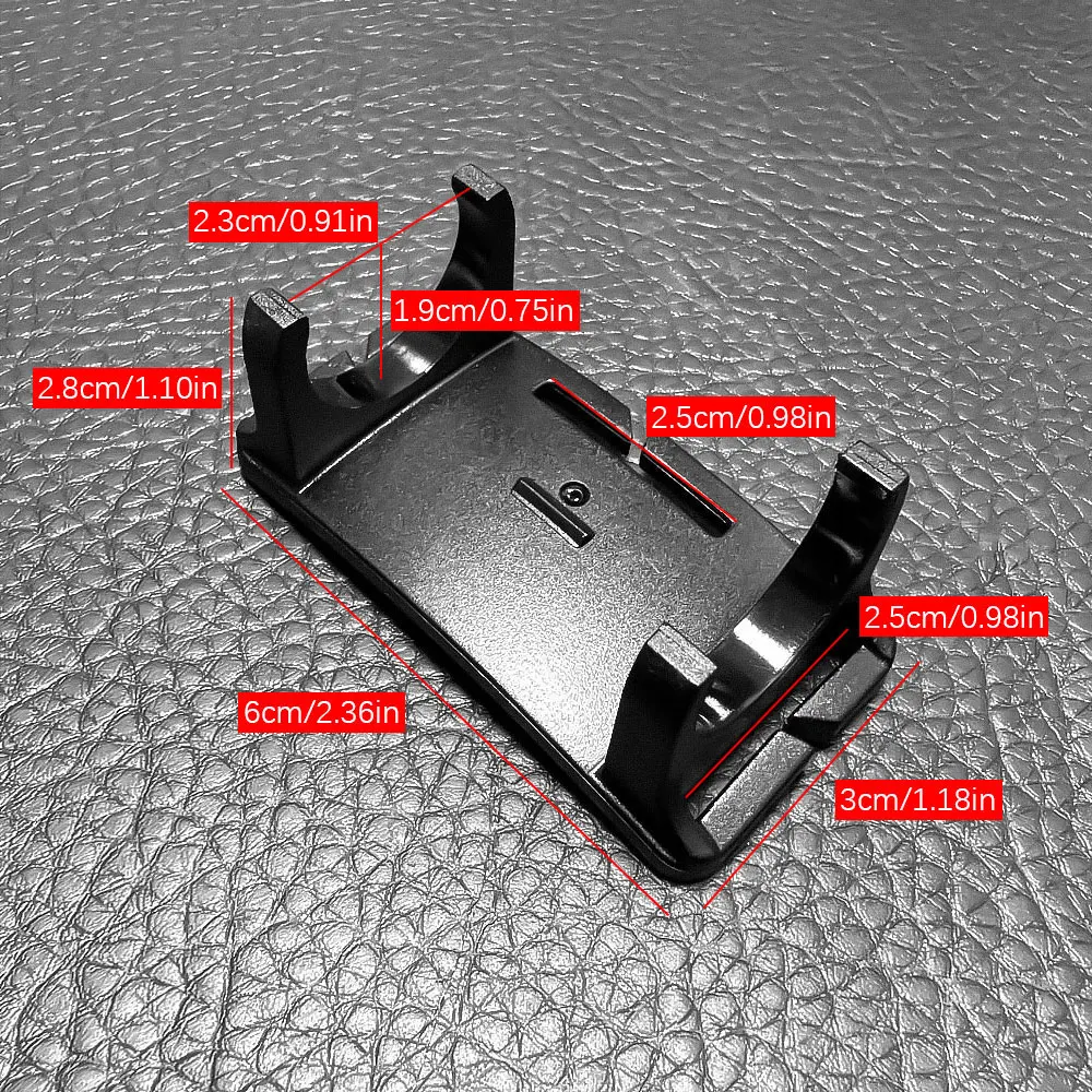23mm LED Flashlight Headlight Bracket Mount Holder for 22mm-26mm Headlamp Strap Portable Black LED Head Lamp Torch Holder