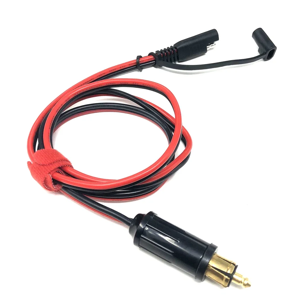 DIY 14AWG Heavy Duty Harness Quick Disconnect Plug SAE to DIN Hella Socket 90cm for BMW Motorcycles