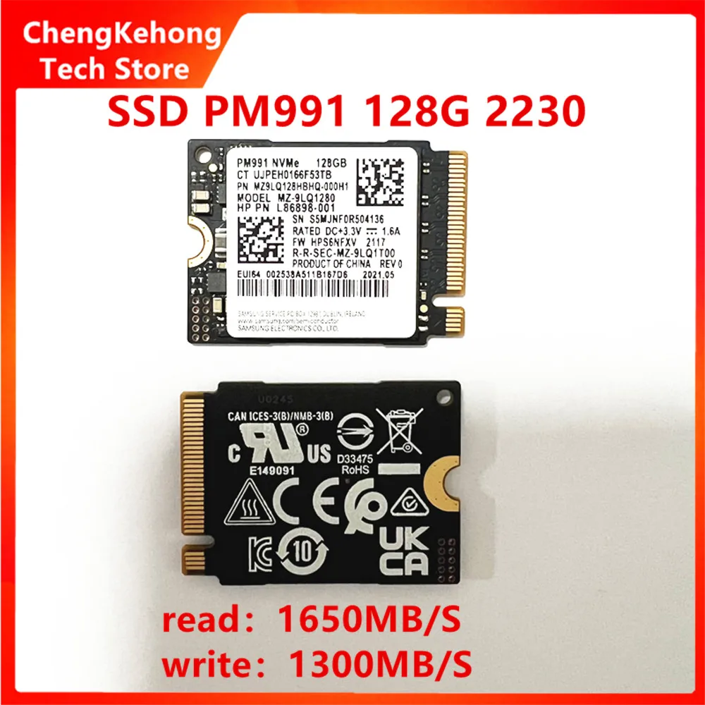 Original New For Samsung SSD PM991 128G Solid State Drive 2230 Volume Internal Solid State Drive PCIe PCIe 3.0x4