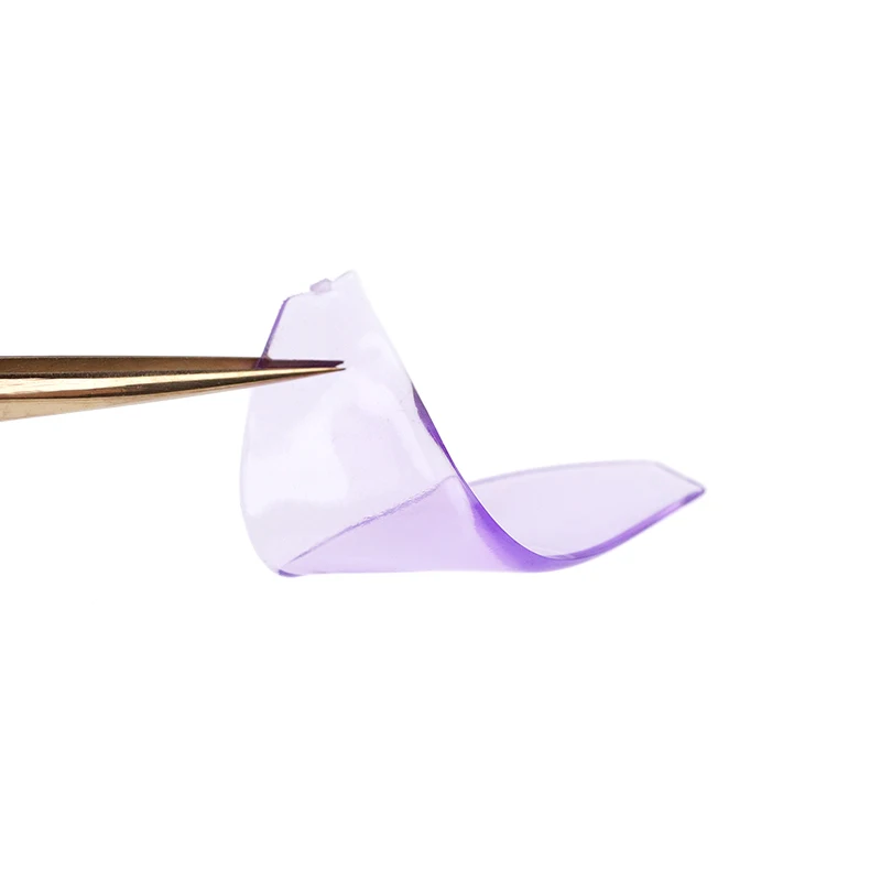 Silicone Eyelash Perm Pads 1 Pair Ultra-Thin 3D Lifting Eyelash Curler Accessories Lashes Rods Shield Makeup Tool Pink Purple