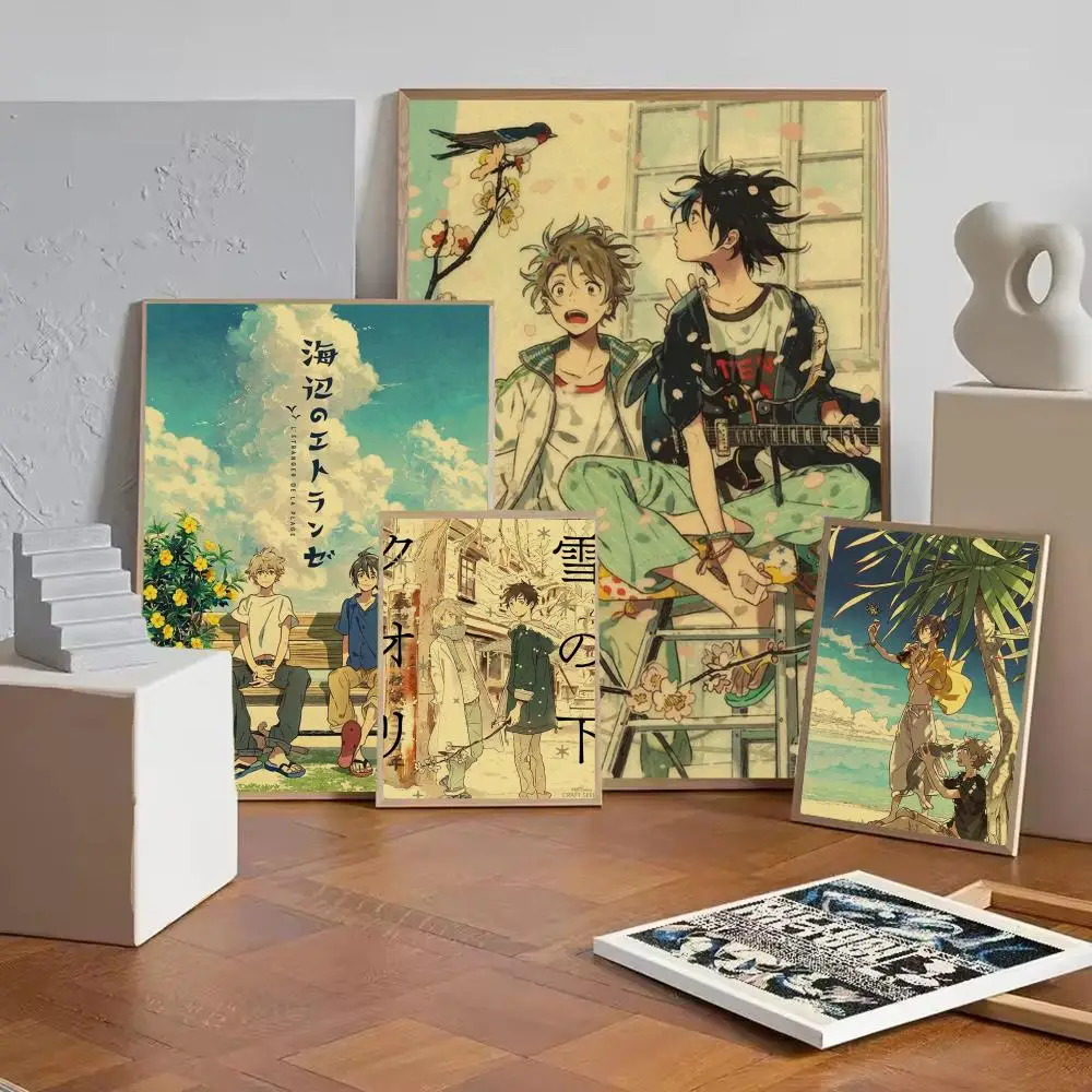 ملصق فيلم The Stranger by the Beach ملصقات حائط حديثة وأنيقة لديكور المنزل وغرفة المعيشة وفن الحائط #2