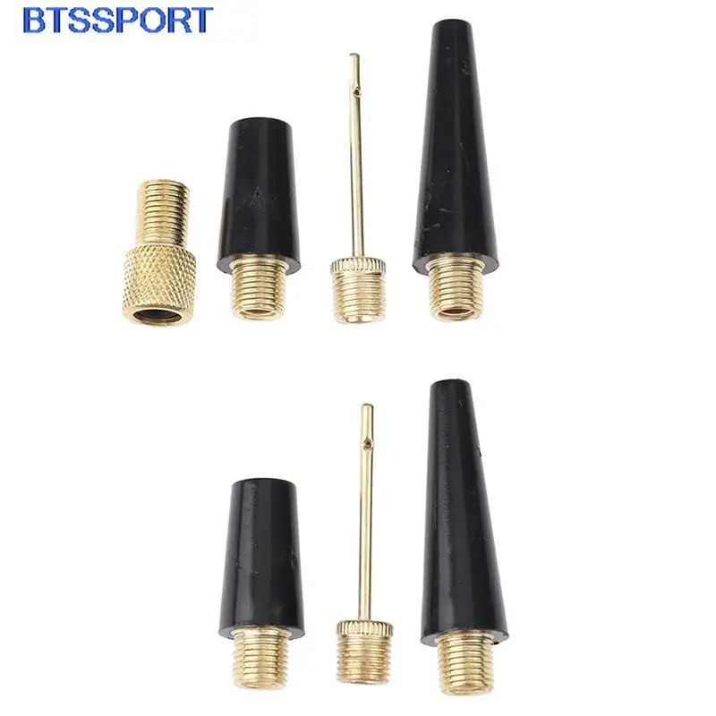 3pcs Nozzle Adapter Gym Ball Manual Hand Pump Needle Set Outdoor Soccer Volleyball Air Bicycle Tire Inflate Pump