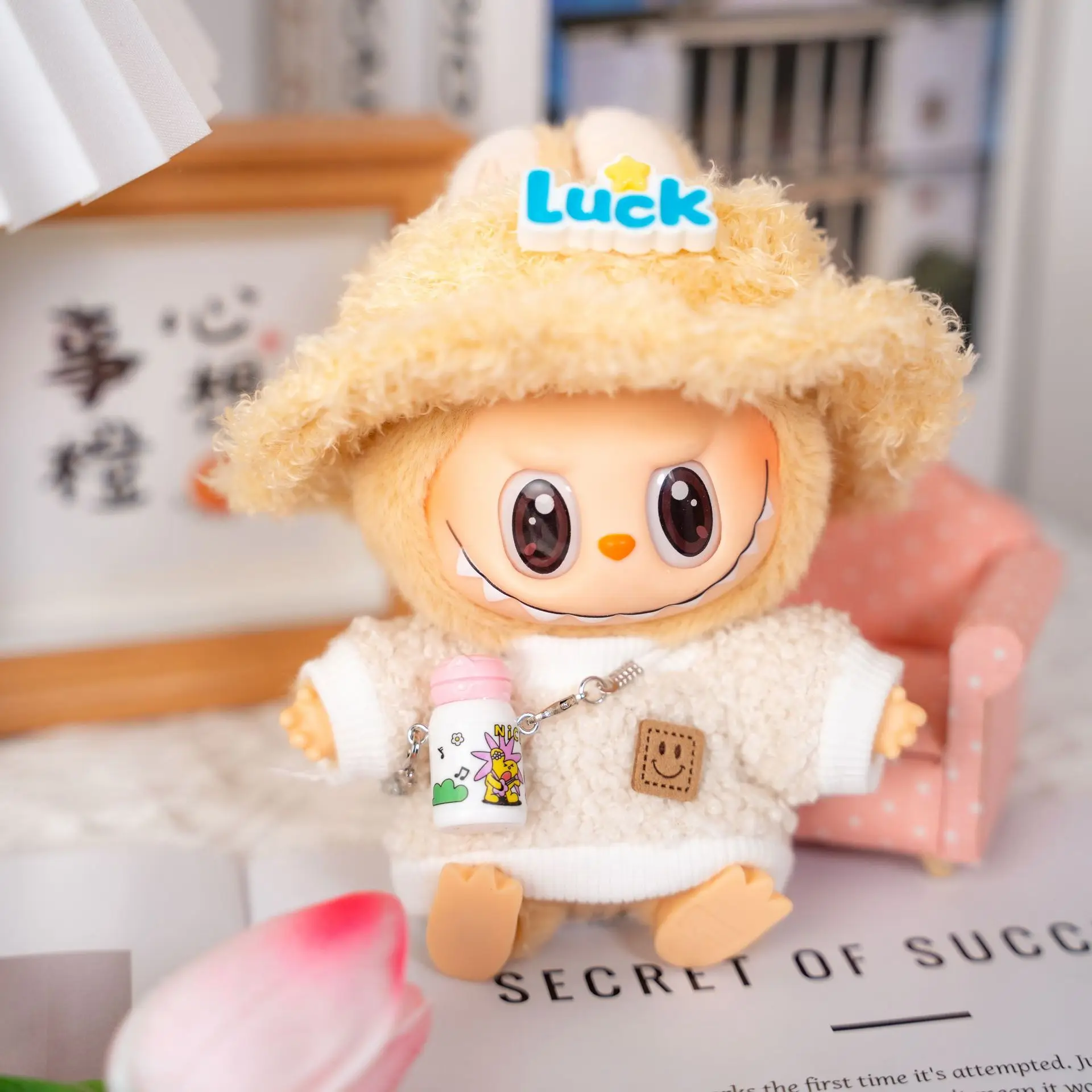 Only Labbubu Clothes Labubu Doll Accessories Kawaii Jewelry Cute Doll Ornament Christmas Gift Creative Labubu Keyring Kids Toys