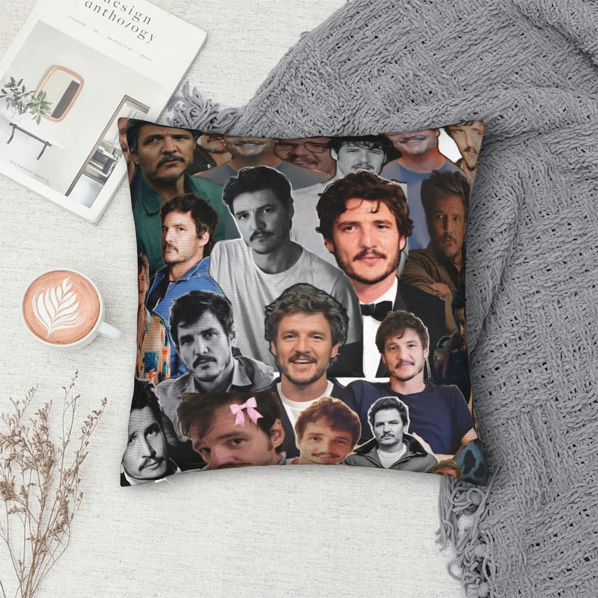 La housse de coussin Pedro Pascal Guide d'aménagement minimaliste pour une touche cinématographique