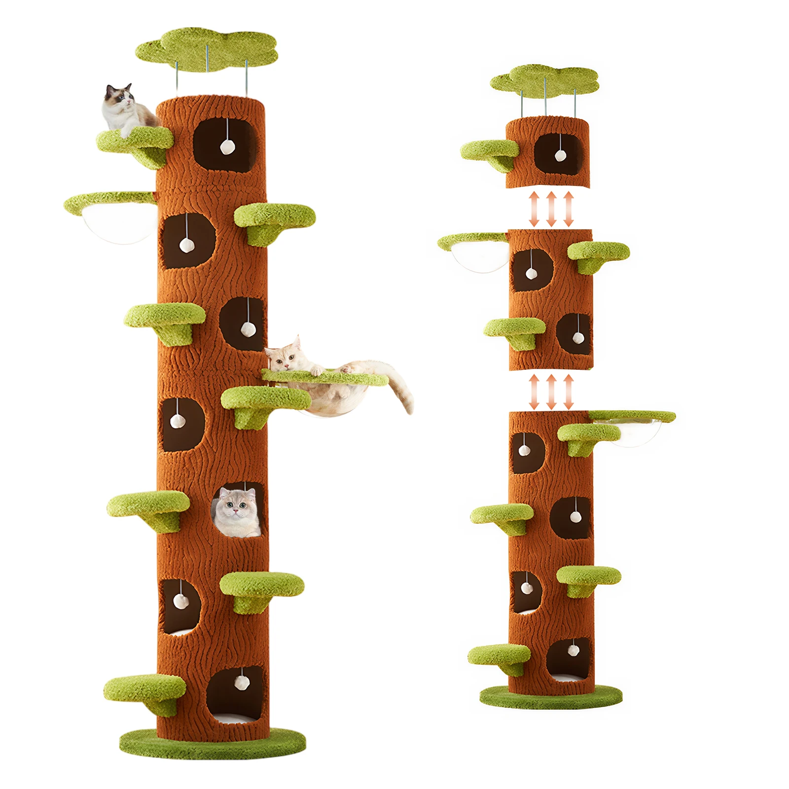 

Современная высокая когтеточка-башня для кошек с сизалевой подушкой для царапания, очень большая, для взрослых домашних кошек