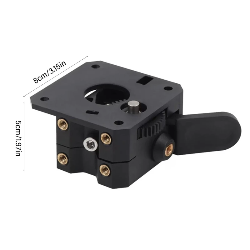 Metal Double Gear Driven Extruder Proximity Extrusion Upgrades for Ender 3, Improved Printing Speed and Precise 601B