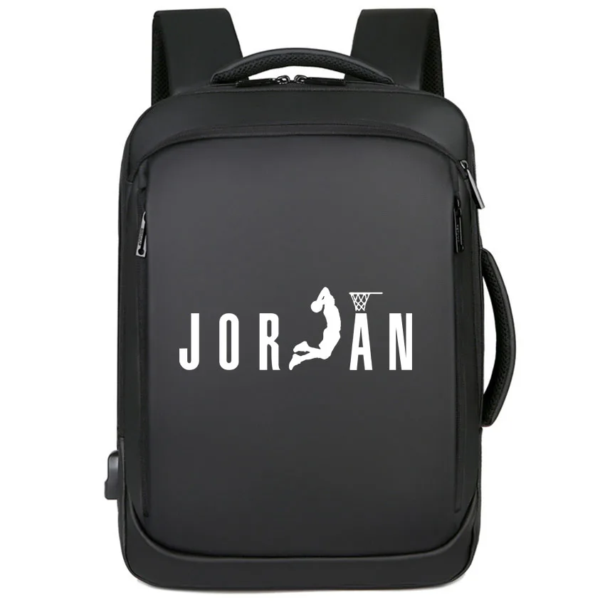 

Women Men Business Backpack Expandable USB School Bag Large Capacity Laptop Waterproof Backpack ORDAN Letter Customized Rucksack