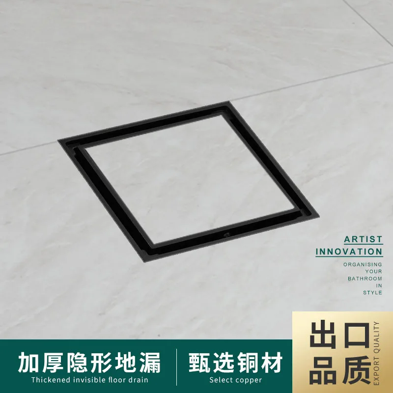 Invisible Floor Drain Ensembles D'Accessoires De Salle De Bain Ralo Banheiro Shower Room Toilet Drainage Mosaic Tile Bathroom