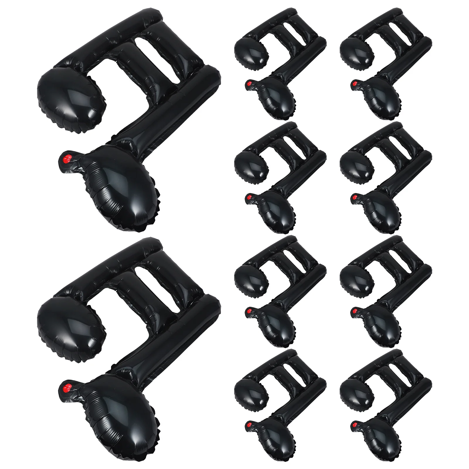 

10Pcs Inflatable Musical Note Balloons Aluminum Film Party Favors for Birthday Wedding Anniversary Decor Musical Note Balloons