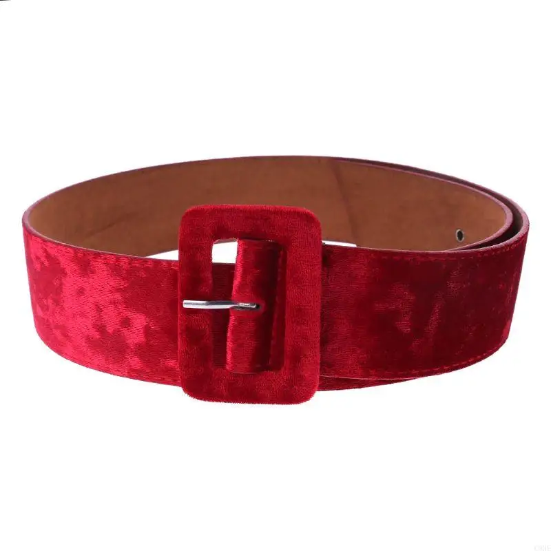 C9GE New Design Fashion Wide Belt Female Dress Belts Decorate Waistband Belt