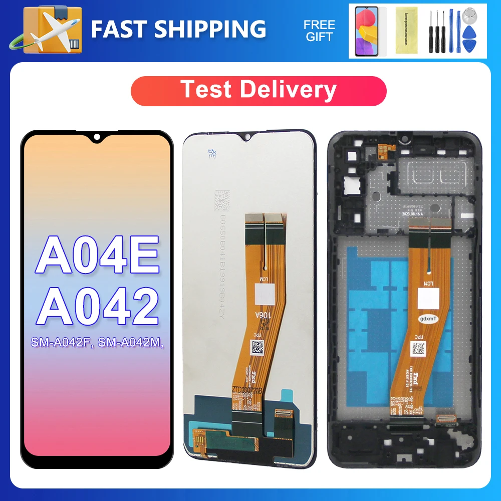 

A04E For Samsung 6.5''For A042F A042 A042M A042M/DS LCD Display Touch Screen Digitizer Assembly Replacement