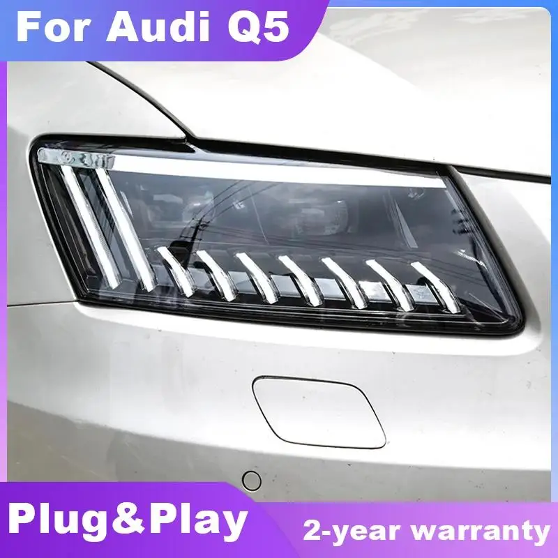 

Car Accessories For Audi Q5 Headlights 2009-2018 DRL LED headlight Bulb Fog Lights Audi Q5 Head Lamp