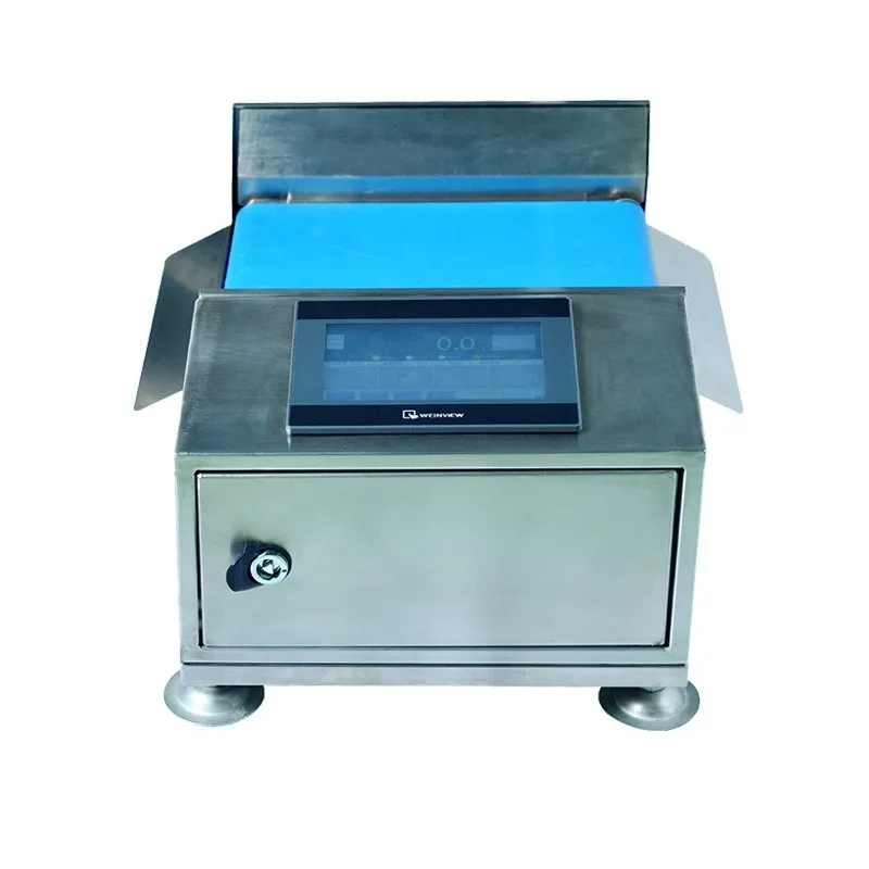 Small sauce bag weight selection scale automatic weight checking machine, hardware screw bag online sorting machine