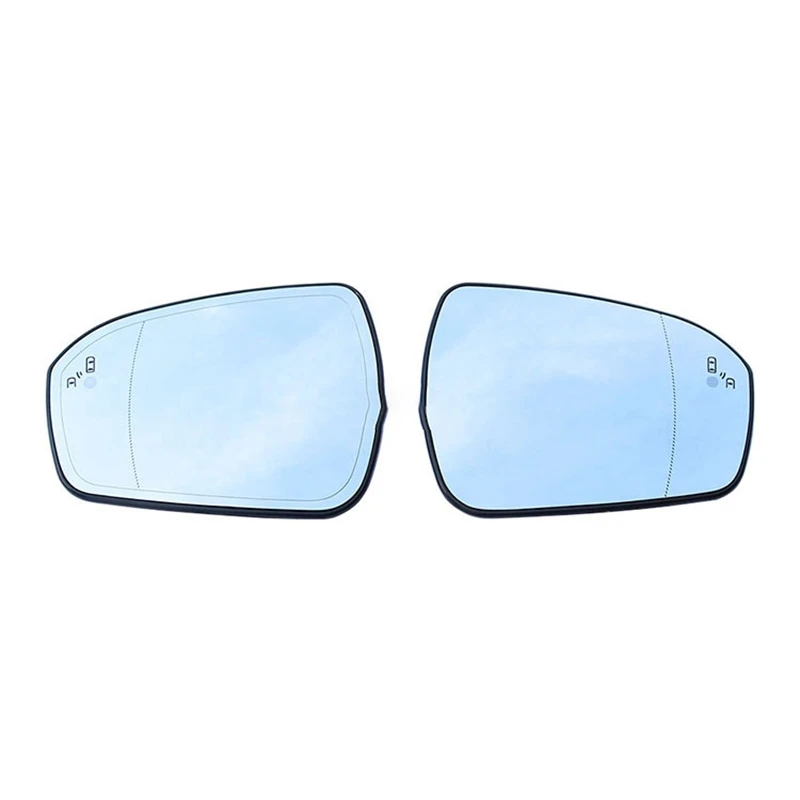 Rearview Mirror Glass Heated/Anti-Dazzle/Auxiliary Blind Spot Mirror For Ford Mondeo 2013-2018