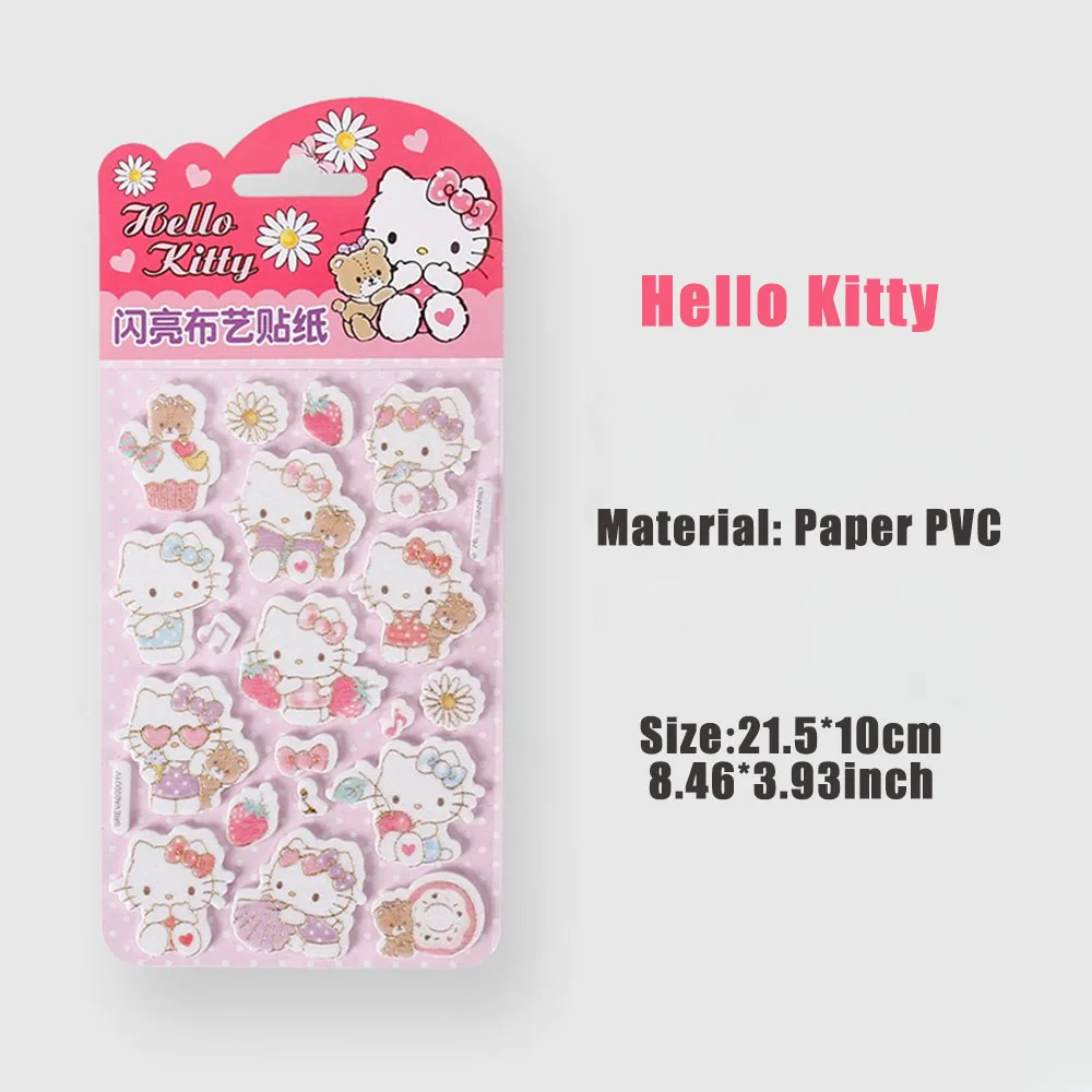 Echte Sanrio Daily Life Stickers Hello Kitty Scrapbooking Diy Journal Briefpapier Sticker Leuke Deco Esthetische Kunstbenodigdheden