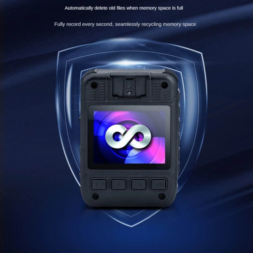 

NCZOBOE 1296p Action Camera 3200mAh Support 24Hrs Recording Bodycam Night Vision Mini Camerab Police Camera Pet Walking