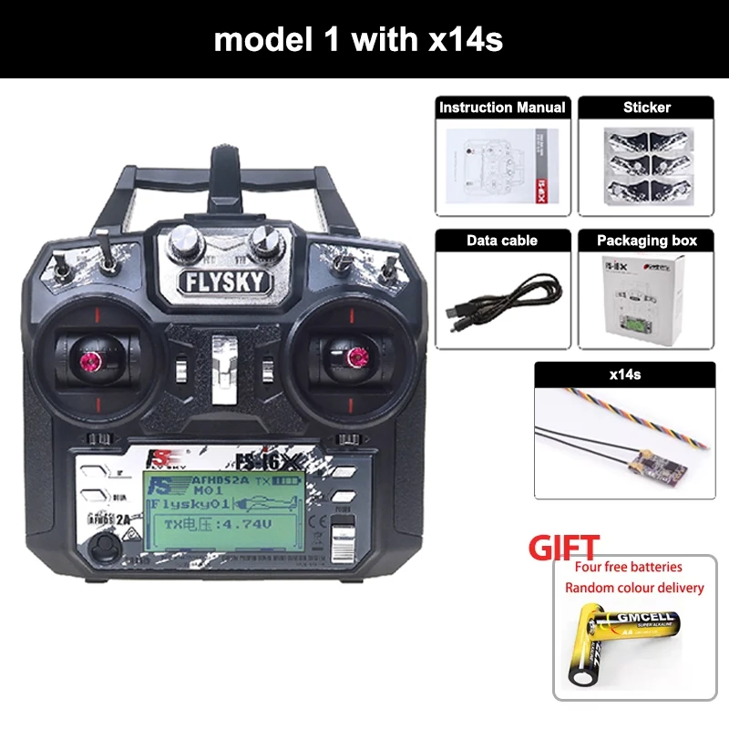 FLYSKY FS-i6X FS I6X 10CH 2.4GHz AFHDS 2A RC送信機（IA6B A8S IA10B