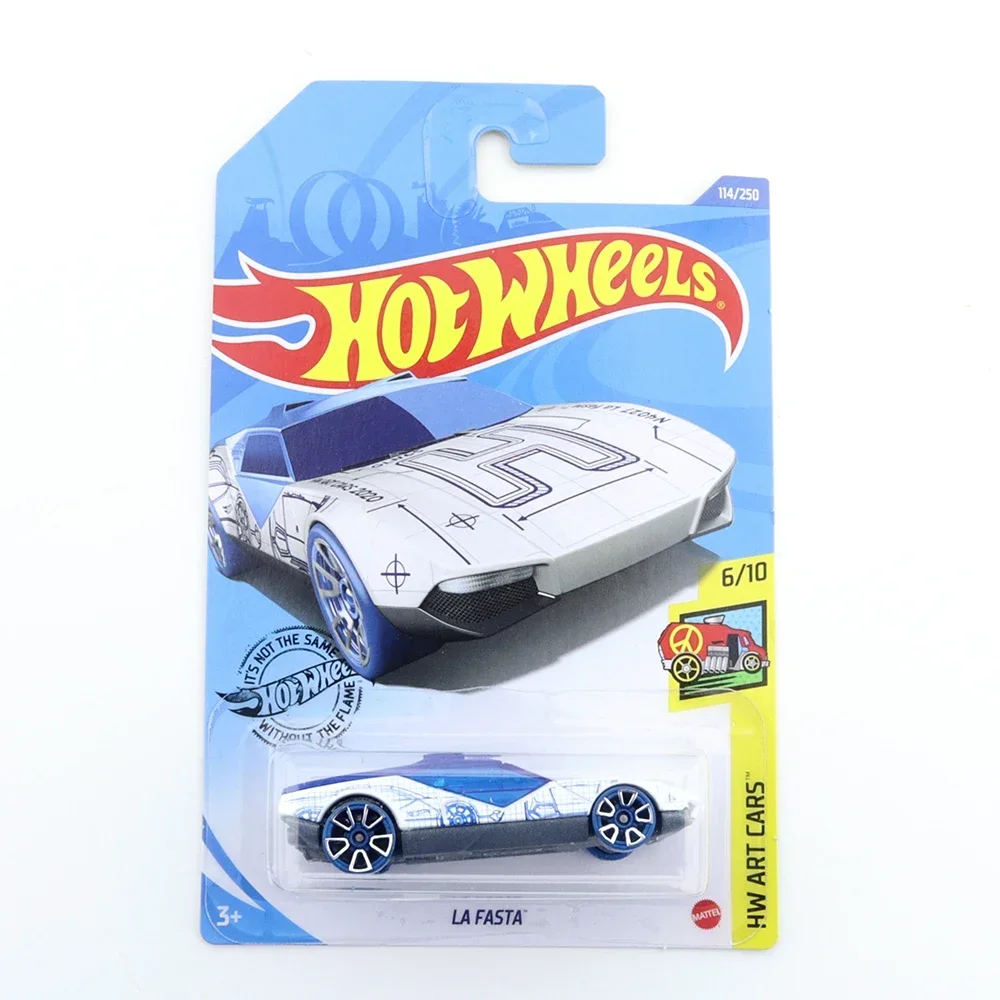 2020-114 2022-48 LA FASTA Original Hot Wheels Mini Alloy Coupe 1/64 Metal Diecast Model Car Kids Toys Gift