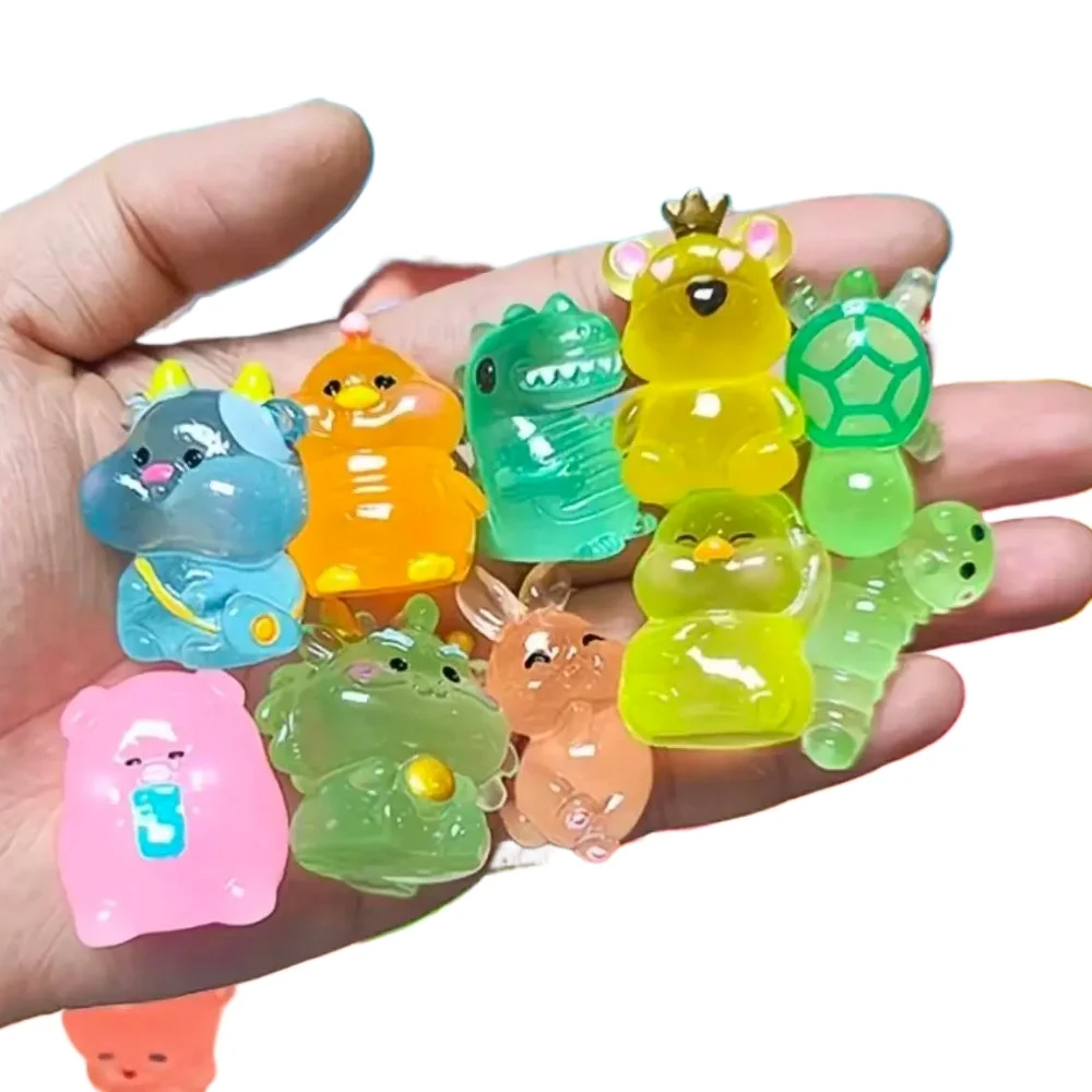 10-30-50 Stück Mini-Tier-Überraschungs-Blindbags Niedliche Leuchtende Tiere in Verschiedenen Farben Blind-Box-Spielzeug für Kinder Geburtstagsgeschenk