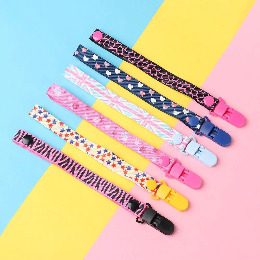 1pc alimentação colorida infantil comprimento ajustável anti-queda corda mastigar chupeta corrente chupeta manequim clipes dentição