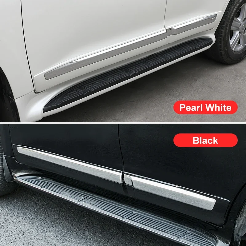 For Toyota Land Cruiser 200 LC200 FJ200 2008-2021 Door Body Side Molding Trim Anti-Collision Anti-Scratch Exterior Accessories