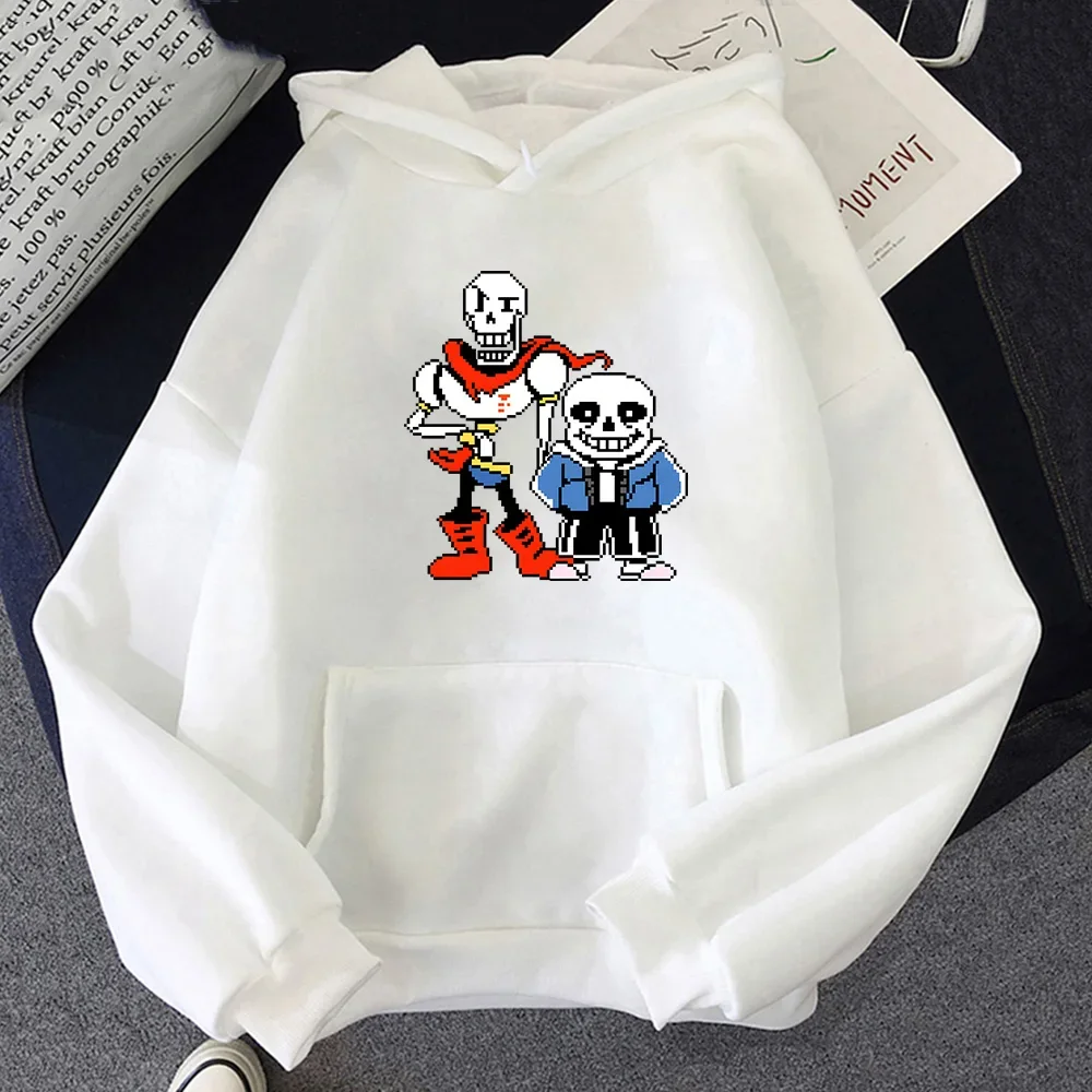 Undertale Chara Manga Hoody Cartoon Graphic Pullovers Men Funny Streetwear Printed Tops Clothes High Quality Fleece Sweatshirts