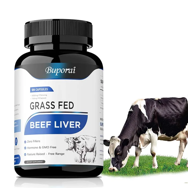 

Grass Fed Beef Liver Capsules - Support Heart, Brain, Blood, Liver Health and Immune System,Digestive, Immune, and Energy Health