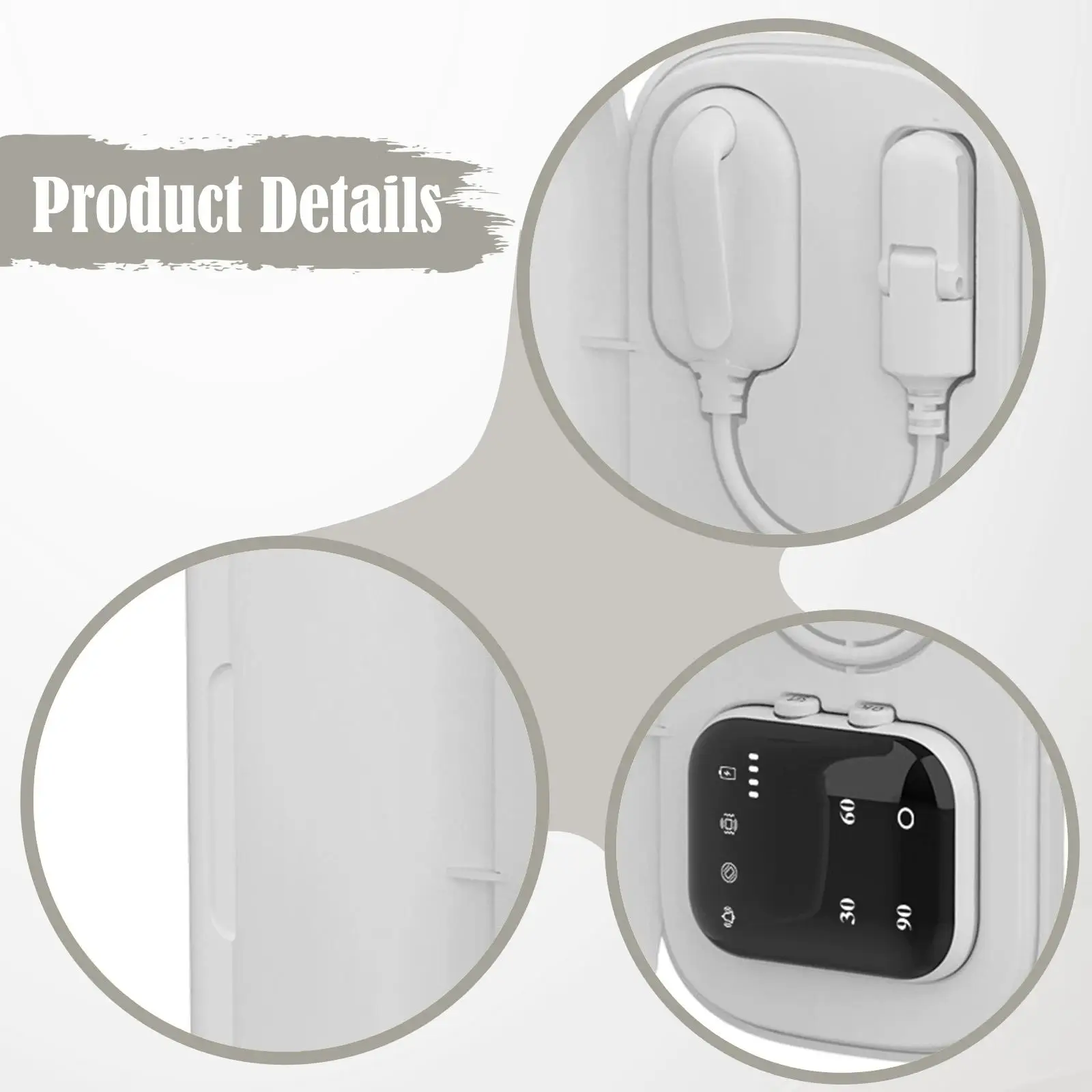 Wireless Bedwetting Alarm Timer 3 Alarm Mode with Receiver Pee Alarm Potty Training for Boys Girls Elderly Children Kids Adults