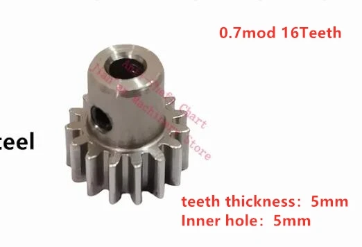 0,7 Mod 118 Zähne 16T Metall Kohlenstoffstahl 4OCr Zylindrisches Stirnradantrieb Spielzeugauto Motor Graviermaschine
