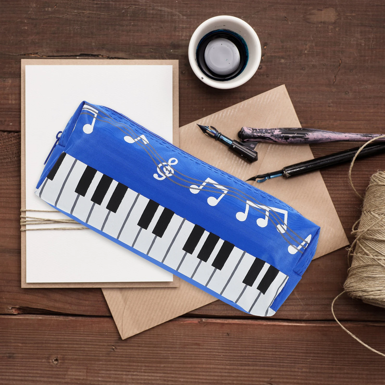 

Piano Key Pencil Case Cases Marker Organizing 's Coloring Big Square