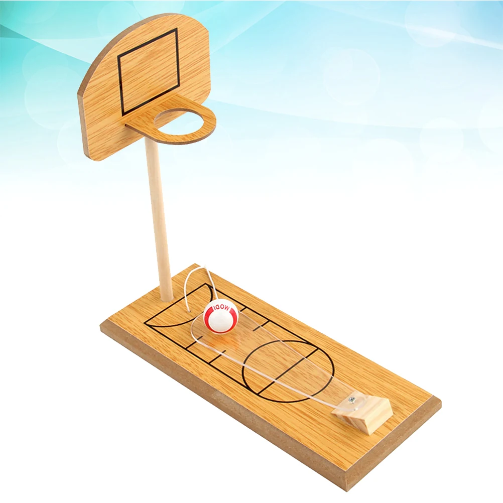 1 set 1 Set Mini Holz Basketball Spiel Tabletop Finger Für Kinder Hand-Auge-koordination Eltern-kind-Interaktive spaß