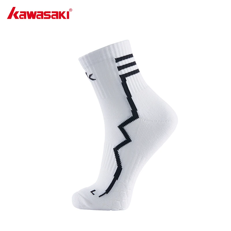 Kaus kaki olahraga Kawasaki Galaxy Series, kaus kaki Badminton sepak bola Anti Slip uniseks B6340