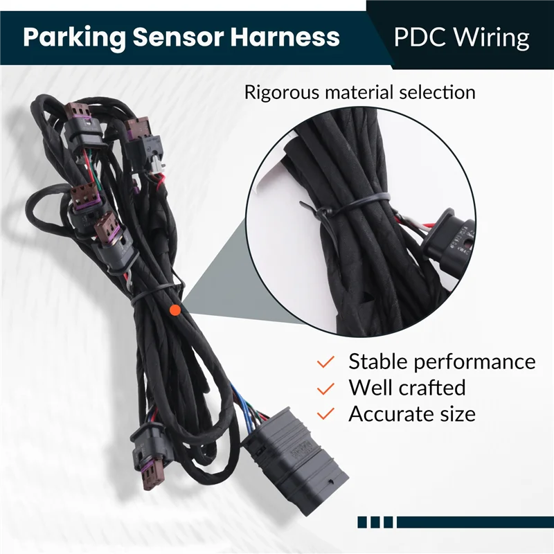 Car Front Bumper Parking Sensor Wiring Harness PDC Cable A2044400035 Fit For MERCEDES Benz C-Class W204 Replacement