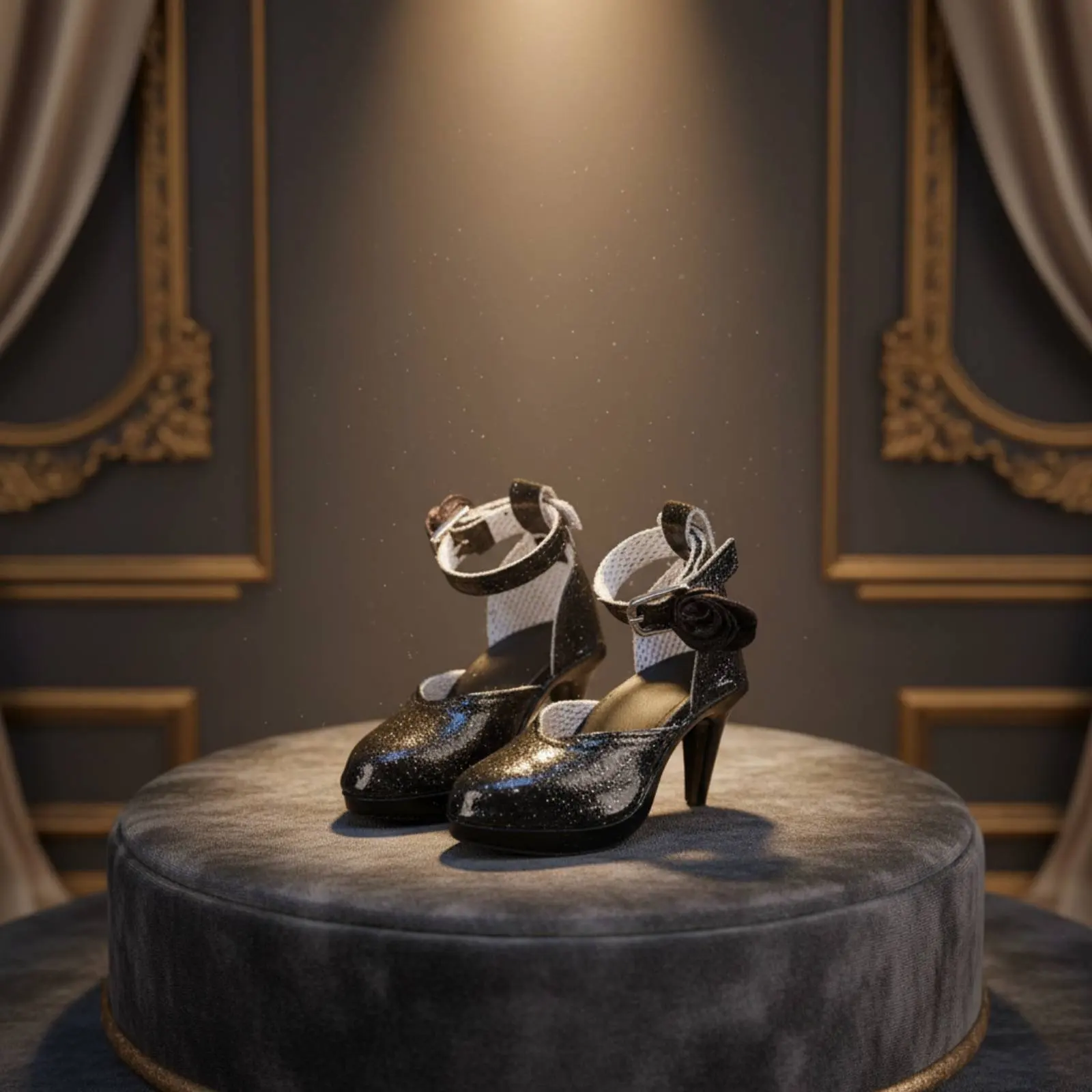 1/3 BJD Doll Shoes Elegant Design BJD High Elevated Shoes 1/3 Scale Doll Shoes Easy to Wear Versatile