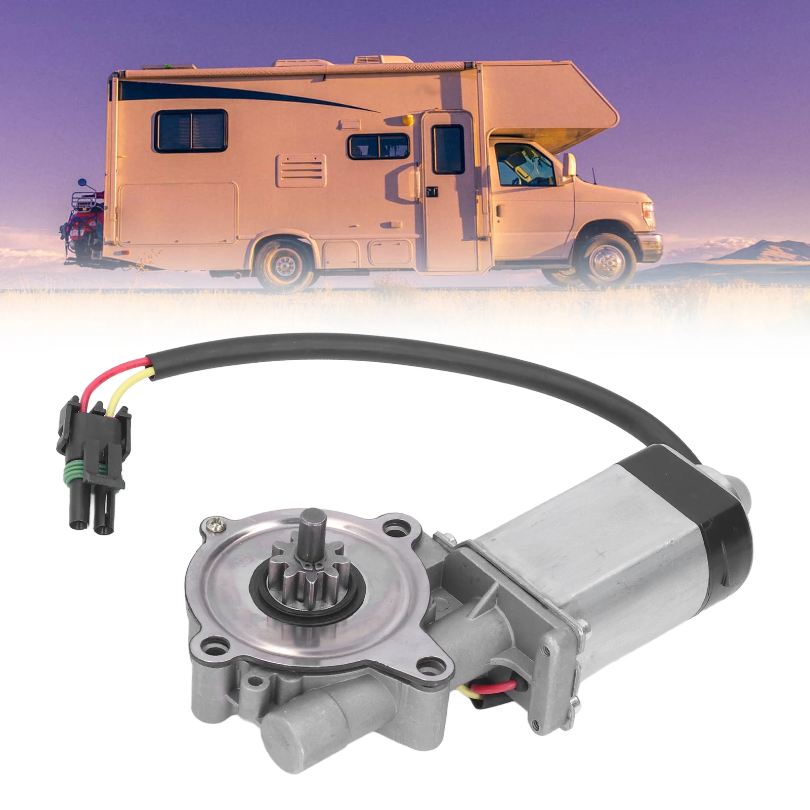 RV Step Motor 300‑1457 Electric RV Stairs Entry Step Motor Replacement Parts for Motorhomes Transport Vehicles