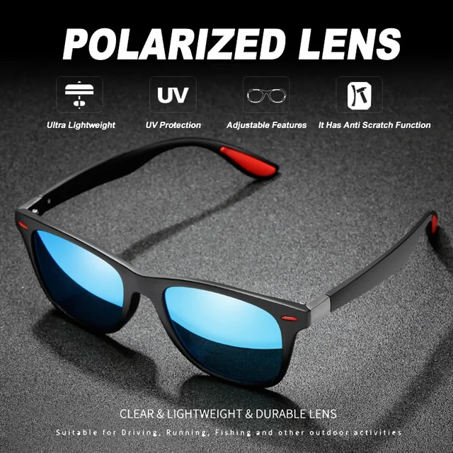 Night Vision Glasses PC Frame Polarized Sunglasses Men Outdoor Sport Sun Glasses Day Night Vision Driver Night Glasses Goggles 3 Day / Night Driving Glasses – Polarized Sport Sunglasses with Low-Light Yellow Lens Option, Men – view 3