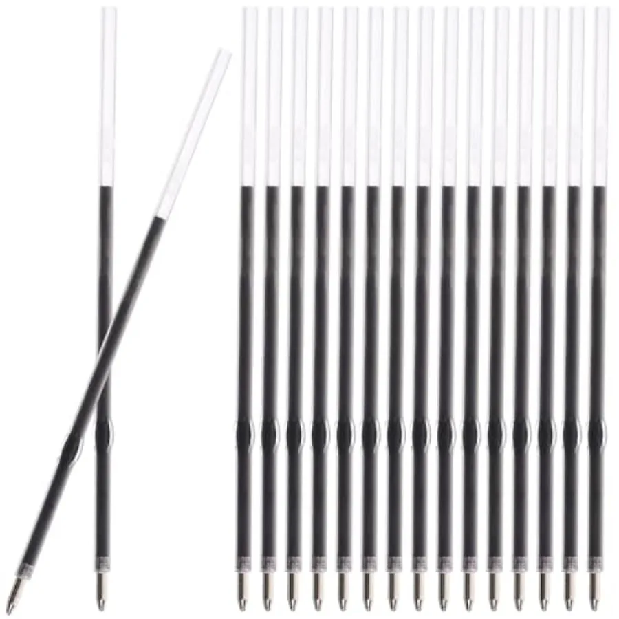 

Retractable Ballpoint Pen Refills 30 Pieces 1mm, Medium Point 4.2 Inch Ink Refills Smooth Writing for Click Pens