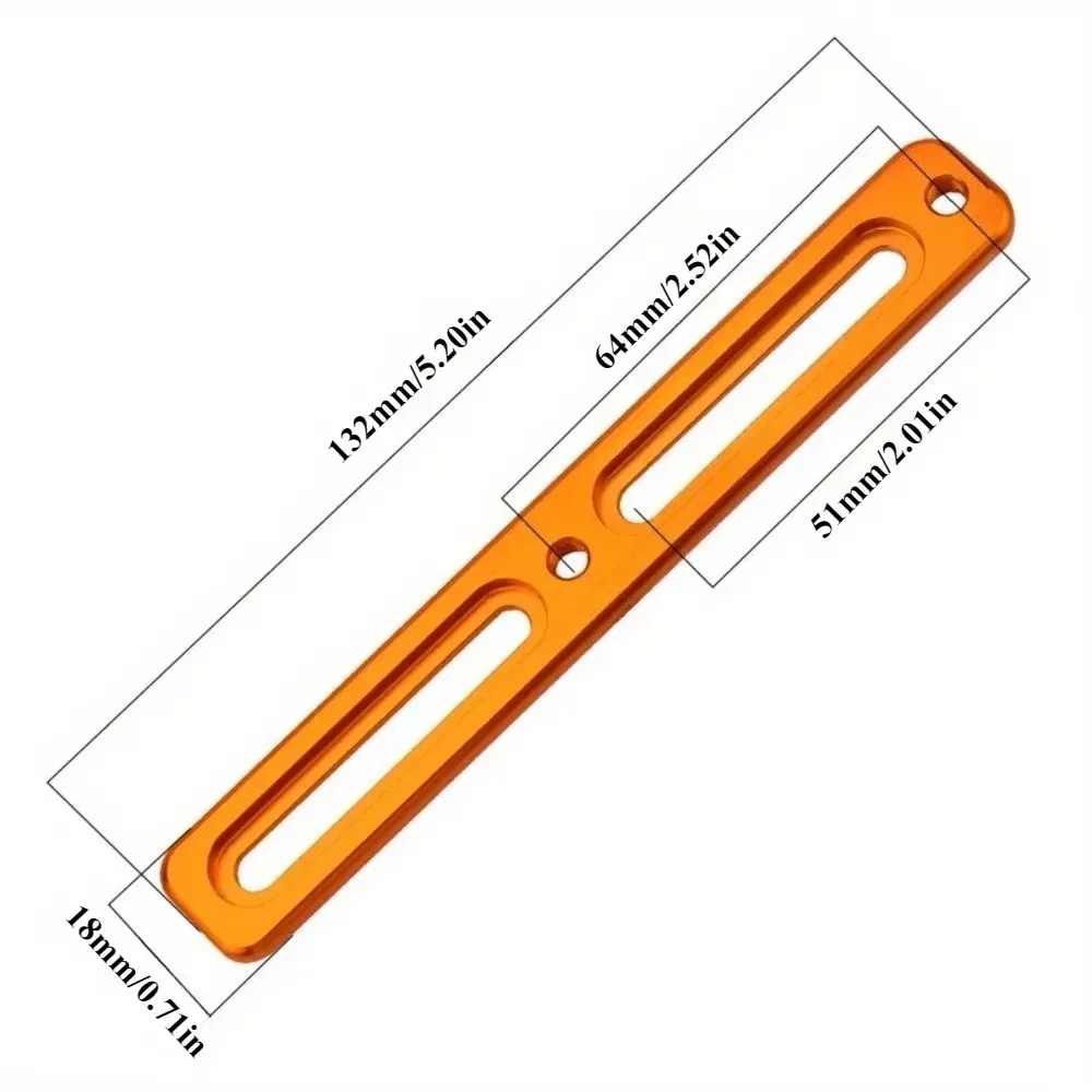 1PC Portable Bike Water Bottle Cage Hole Position Adjustment Base, Dedicated Extension Bracket for Road Bike