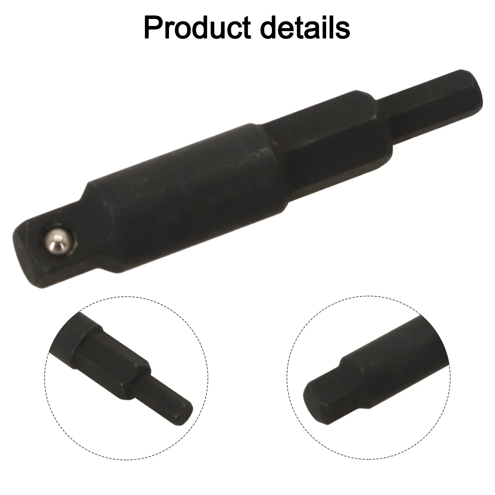 Refrigeration Ratcheting Wrench with 2 Inch Hex Bit Adapter and Standard Sizes for AC Compressor Service and System Maintenance